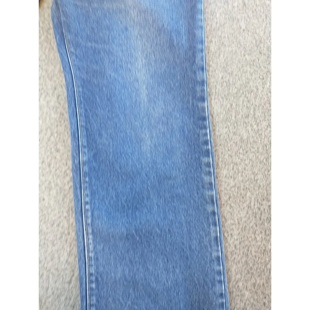 Vintage Levis Mens Medium Wash Straight Leg Denim Jeans Blue W34 L30